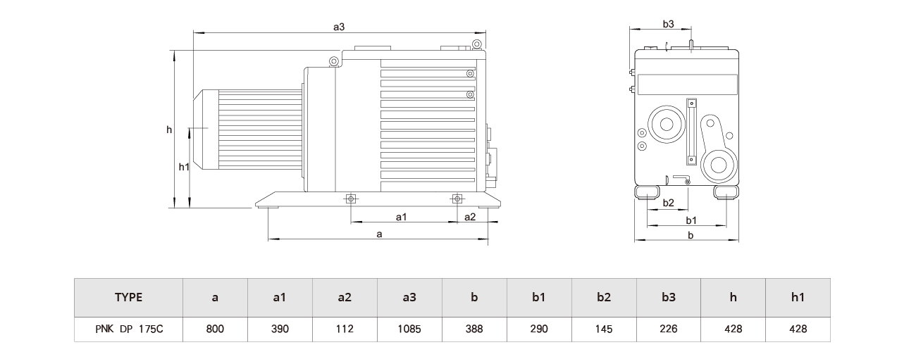 PNK DP 175C雙（shuāng）級旋（xuán）片真空泵（bèng）